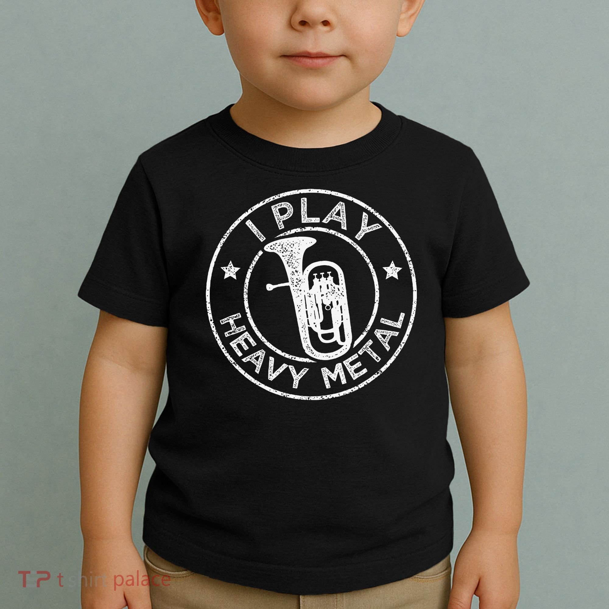 I Play Heavy Metal Funny Euphonium Toddler T-Shirt