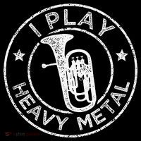 I Play Heavy Metal Funny Euphonium Women's Long Sleeve Shirt thumb 2
