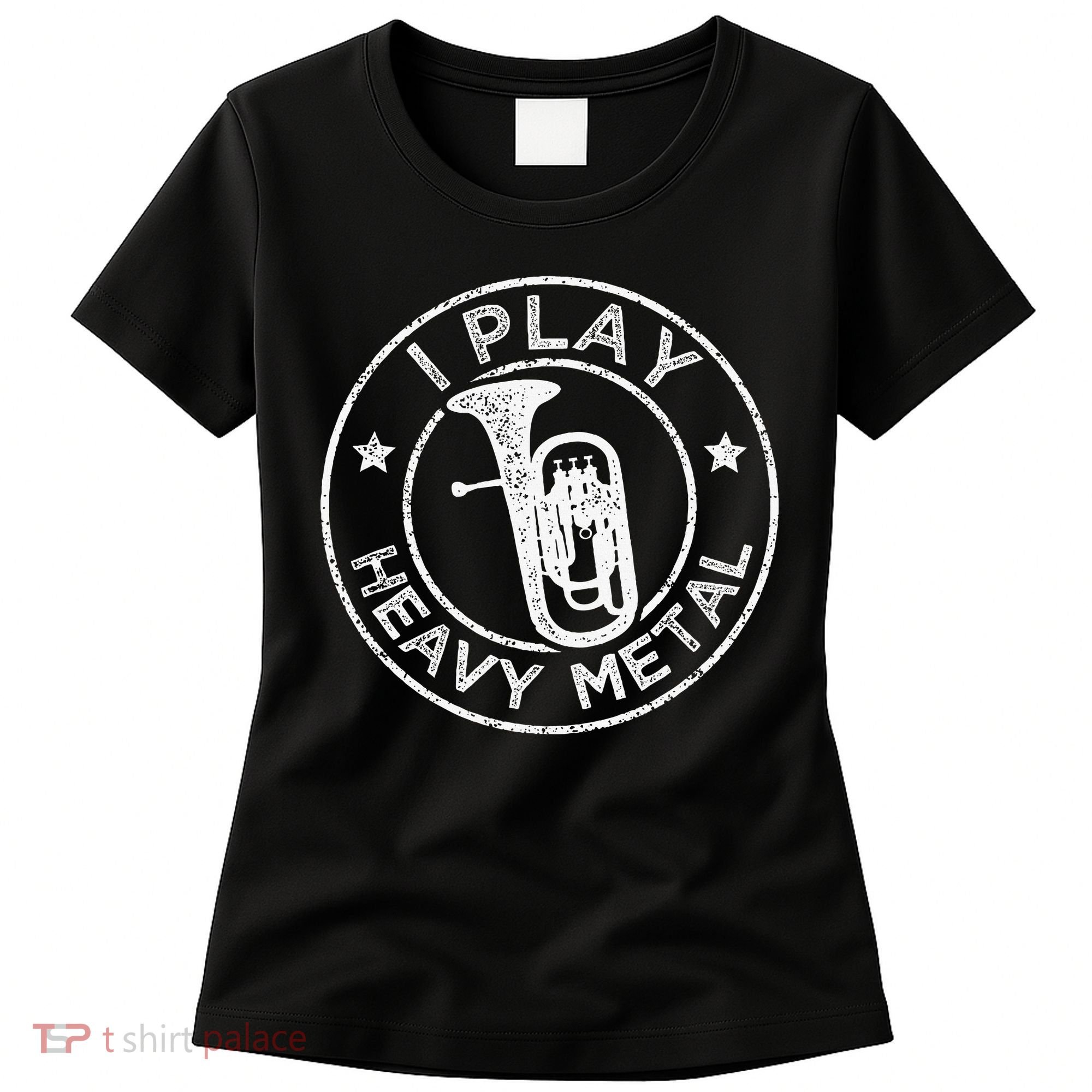 I Play Heavy Metal Funny Euphonium Women's T-Shirt