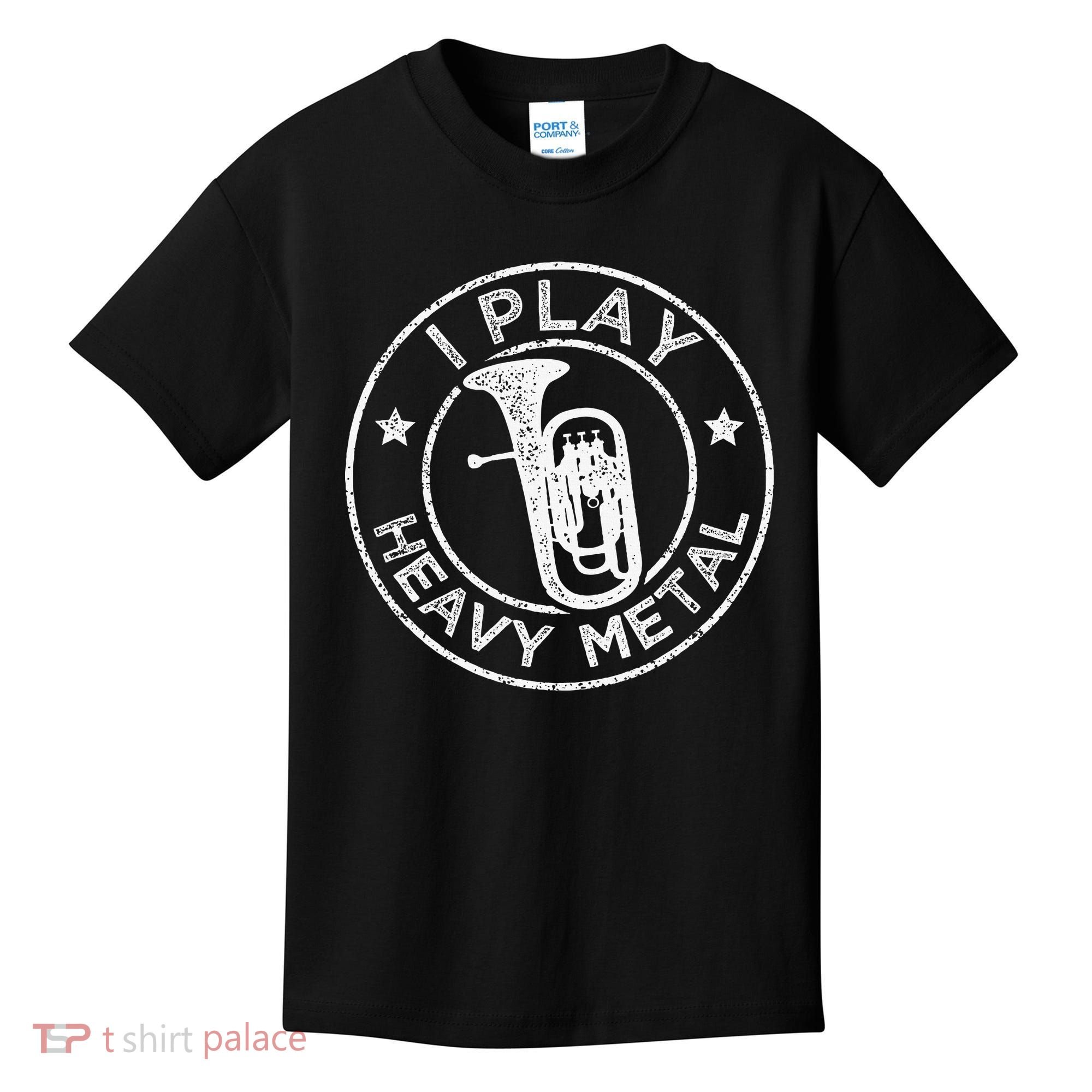 I Play Heavy Metal Funny Euphonium Kids T-Shirt