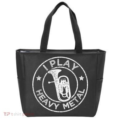 I Play Heavy Metal Funny Euphonium Tote Bag