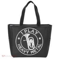 I Play Heavy Metal Funny Euphonium Tote Bag thumb 0