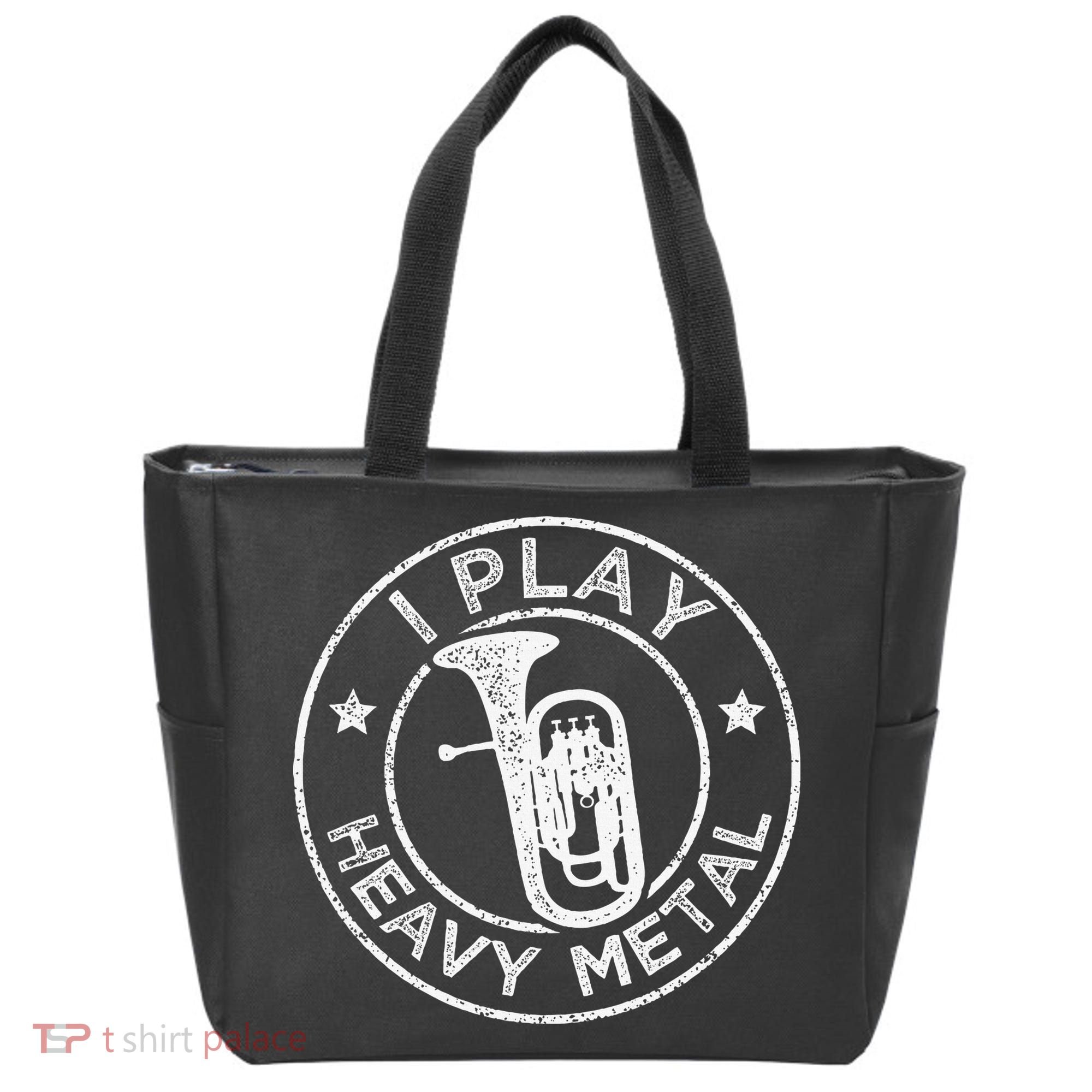 I Play Heavy Metal Funny Euphonium Tote Bag