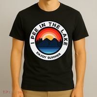 I Pee In The Lake Funny Summer Vacation Family T-Shirt thumb 3