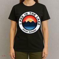I Pee In The Lake Funny Summer Vacation Family T-Shirt thumb 4