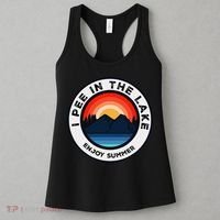 I Pee In The Lake Funny Summer Vacation Family Women's Tank Top thumb 3
