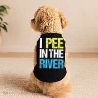 I Pee In The River Funny Summer Doggie Tank thumb 2