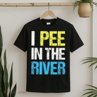 I Pee In The River Funny Summer T-Shirt thumb 2