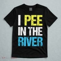 I Pee In The River Funny Summer T-Shirt thumb 5