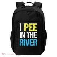 I Pee In The River Funny Summer Backpack thumb 0