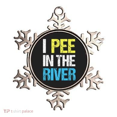 I Pee In The River Funny Summer Ornament