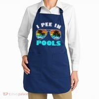 I Pee In Pools Sunglasses Summer Vacation Swimming Apron thumb 2