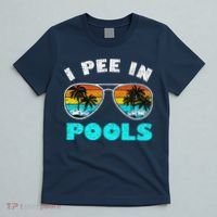 I Pee In Pools Sunglasses Summer Vacation Swimming T-Shirt thumb 5