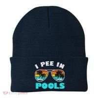 I Pee In Pools Sunglasses Summer Vacation Swimming Beanie thumb 0