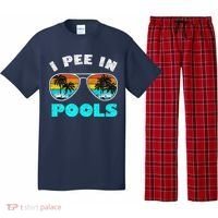 I Pee In Pools Sunglasses Summer Vacation Swimming Pajama Set thumb 0