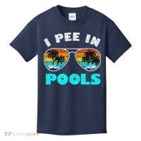 I Pee In Pools Sunglasses Summer Vacation Swimming Kids T-Shirt thumb 0
