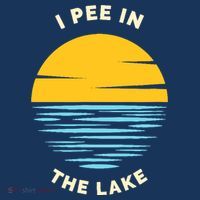 I PEE IN THE LAKE Funny Summer Vacation Boating Swimming Hoodie thumb 2