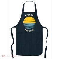 I PEE IN THE LAKE Funny Summer Vacation Boating Swimming Apron thumb 0