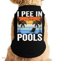 I Pee In Pools Sarcastic Sayings For Pools Lovers Doggie Tank thumb 0