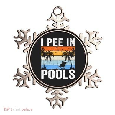 I Pee In Pools Sarcastic Sayings For Pools Lovers Ornament