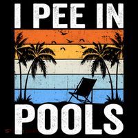 I Pee In Pools Sarcastic Sayings For Pools Lovers Women's Tank Top thumb 5