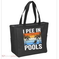 I Pee In Pools Sarcastic Sayings For Pools Lovers Tote Bag thumb 2