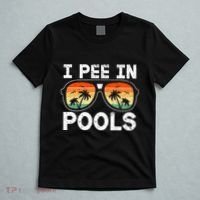 I Pee In Pools Funny Jokes Sarcastic Sayings Vacation T-Shirt thumb 5