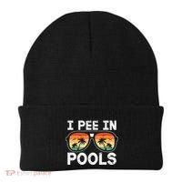 I Pee In Pools Funny Jokes Sarcastic Sayings Vacation Beanie thumb 0