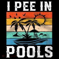 I Pee In Pools Sarcastic Sayings For Pools Lovers  Mousepad thumb 1