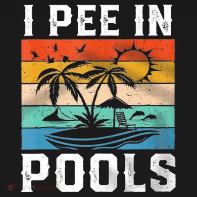 I Pee In Pools Sarcastic Sayings For Pools Lovers  Performance Fleece Hoodie