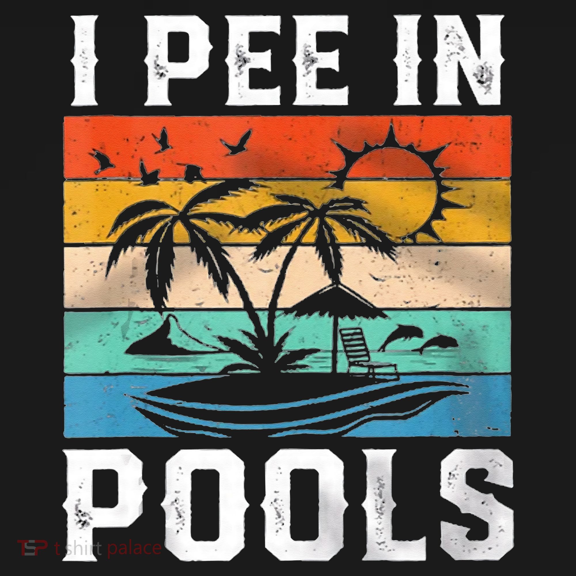 I Pee In Pools Sarcastic Sayings For Pools Lovers  Kids T-Shirt