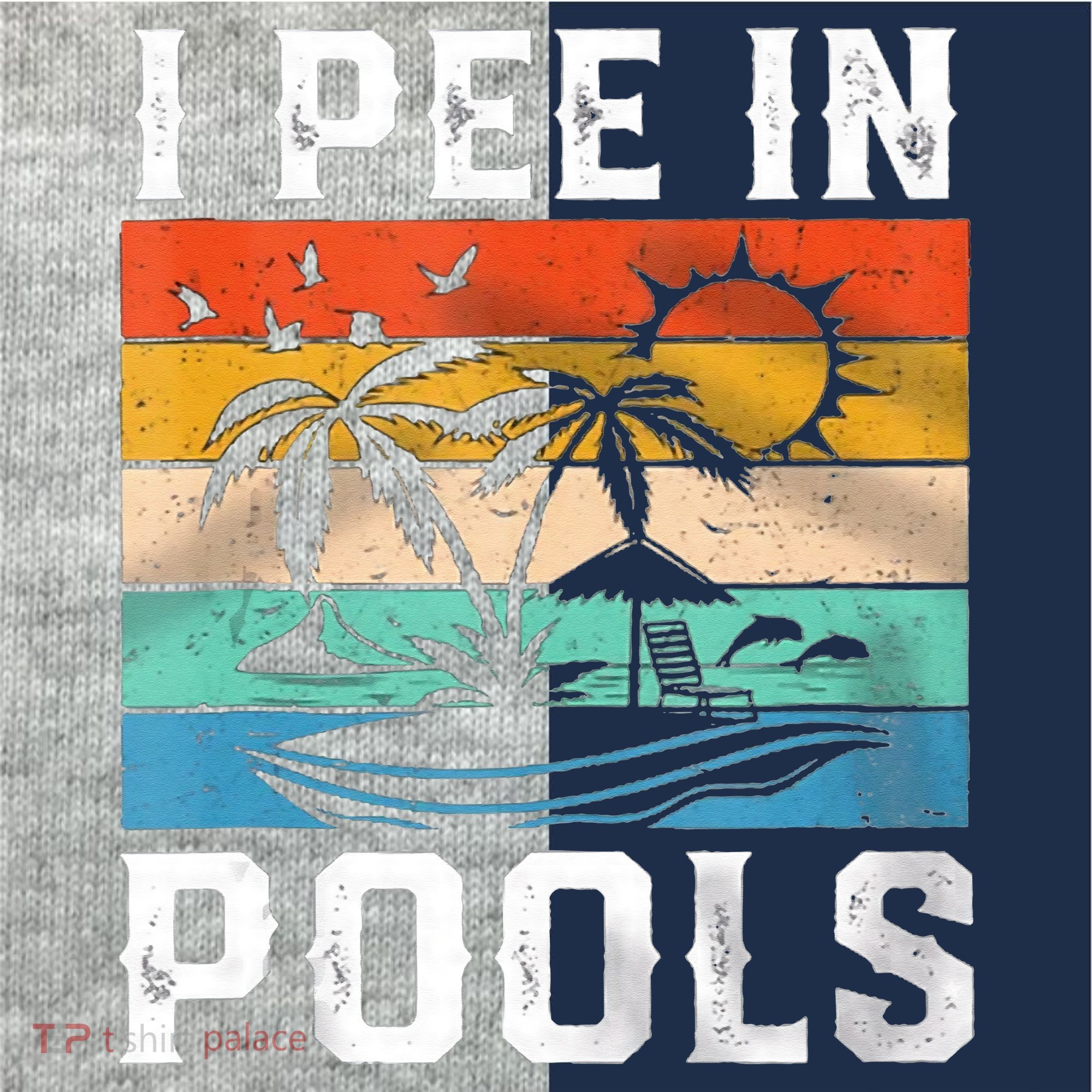 I Pee In Pools Sarcastic Sayings For Pools Lovers  Kids Colorblock Raglan Jersey