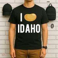 Idaho Potato I Love Vegetable Funny State Of Idaho Potatoes T-Shirt thumb 6