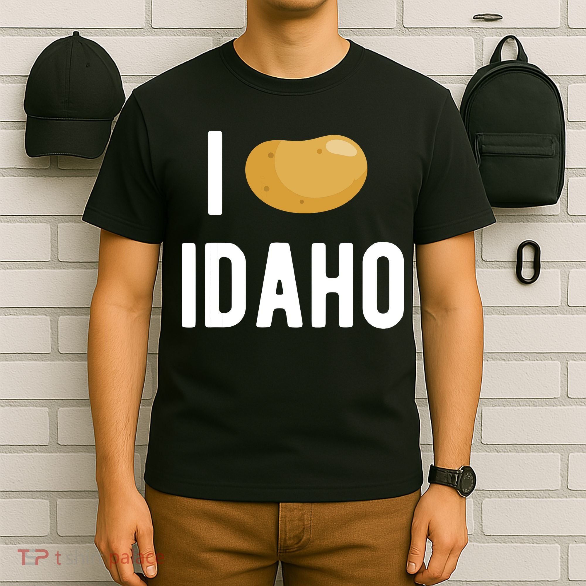 Idaho Potato I Love Vegetable Funny State Of Idaho Potatoes T-Shirt