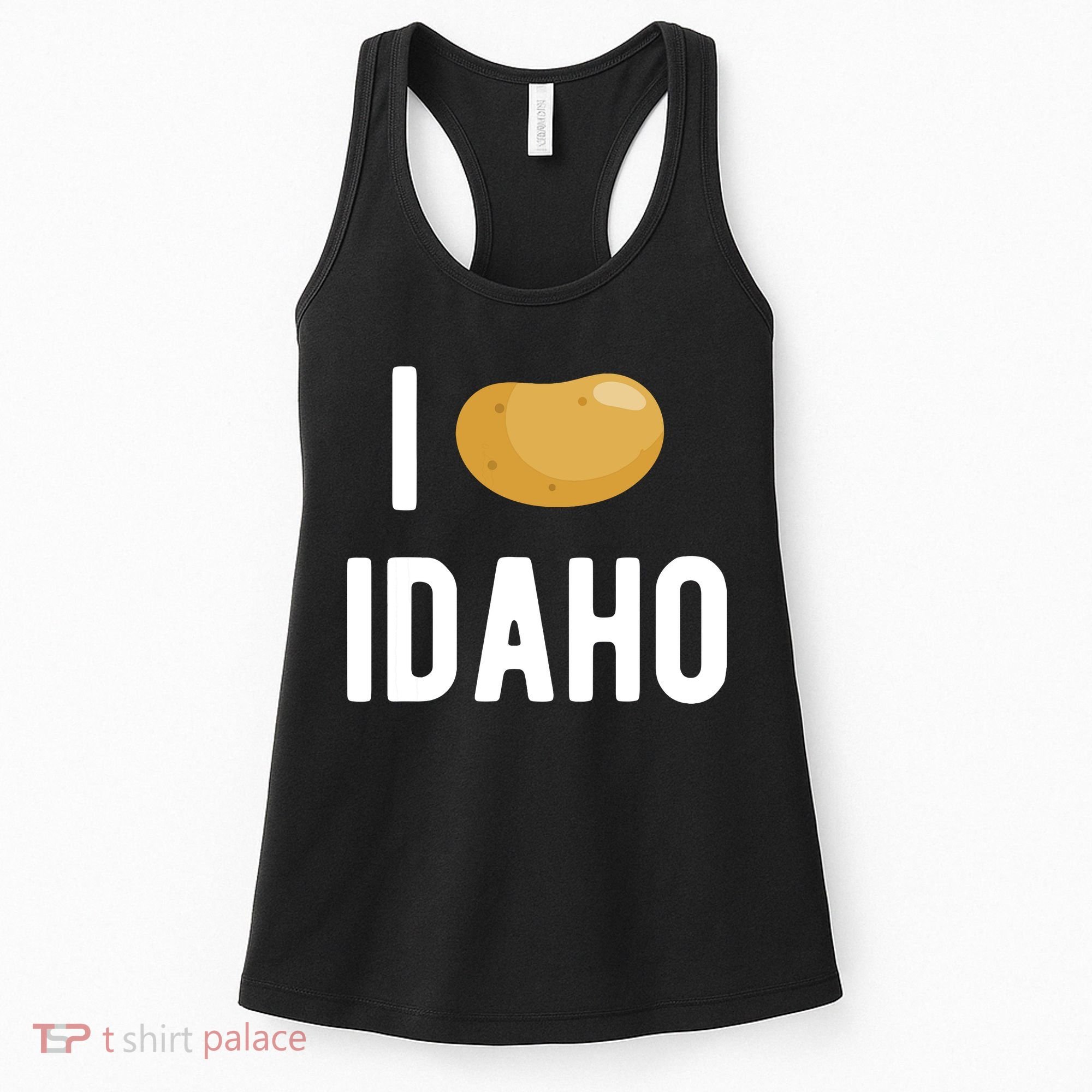 Idaho Potato I Love Vegetable Funny State Of Idaho Potatoes Women's Tank Top