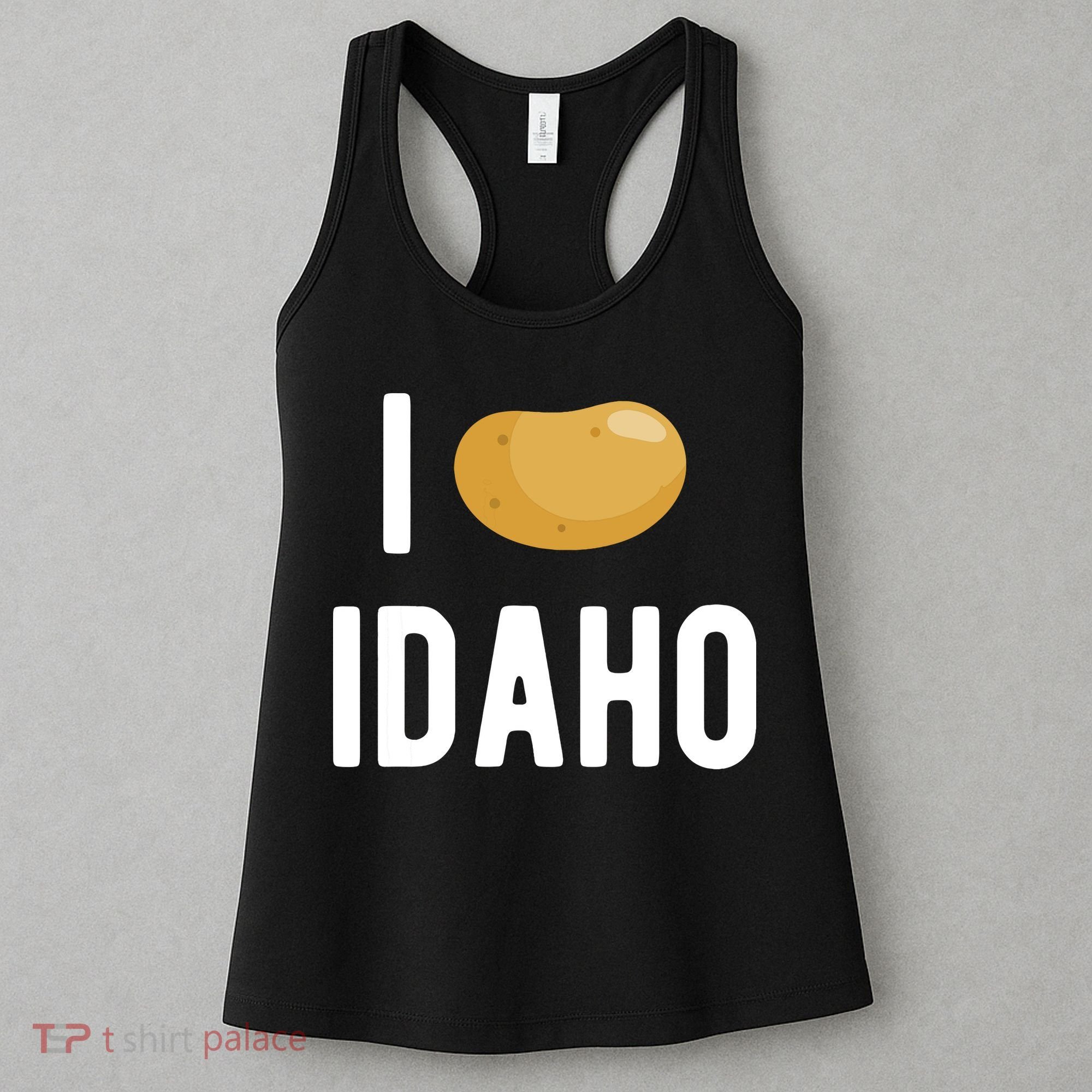 Idaho Potato I Love Vegetable Funny State Of Idaho Potatoes Women's Tank Top