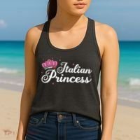 Italian Princess Italy Girl Woman Gift Women's Tank Top thumb 2