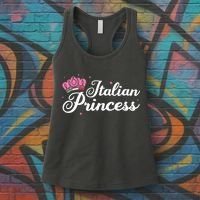 Italian Princess Italy Girl Woman Gift Women's Tank Top thumb 3