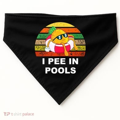 I Pee In Pools USA-Made Doggie Bandana