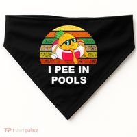 I Pee In Pools USA-Made Doggie Bandana thumb 0