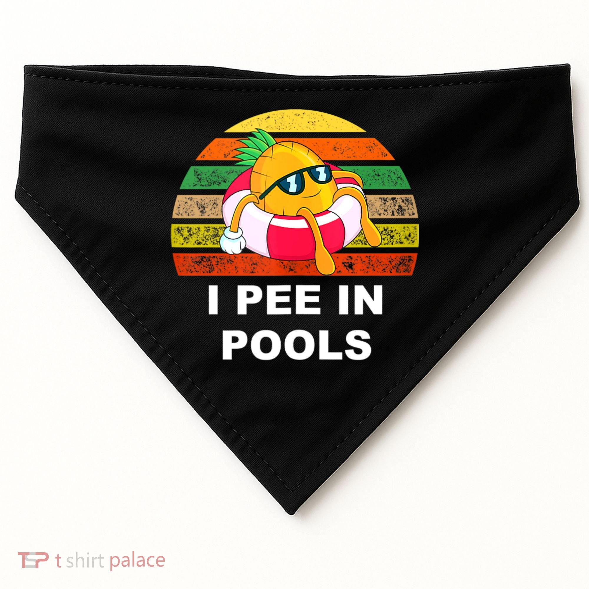 I Pee In Pools USA-Made Doggie Bandana