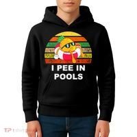 I Pee In Pools Kids Hoodie thumb 4