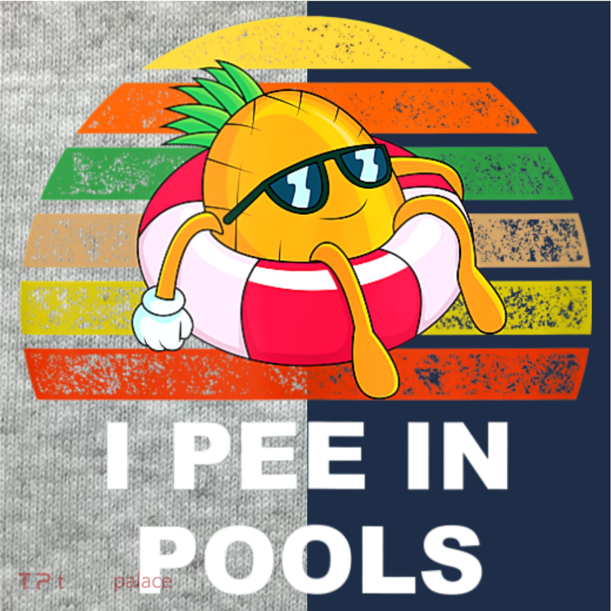 I Pee In Pools Kids Colorblock Raglan Jersey