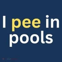 I Pee In Pools Funny Bucket Hat thumb 4