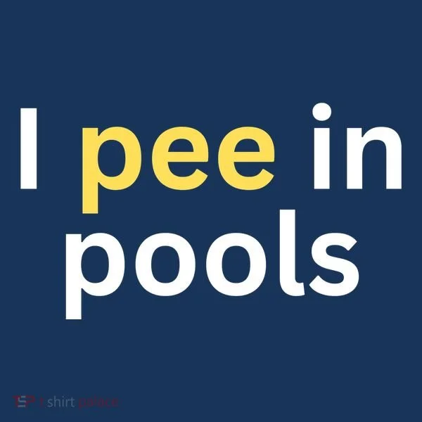 I Pee In Pools Funny Bucket Hat
