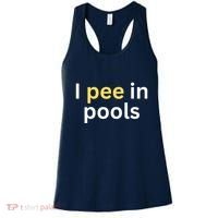 I Pee In Pools Funny Women's Tank Top thumb 0