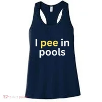 I Pee In Pools Funny Women's Tank Top thumb 0