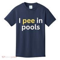 I Pee In Pools Funny Kids T-Shirt thumb 0
