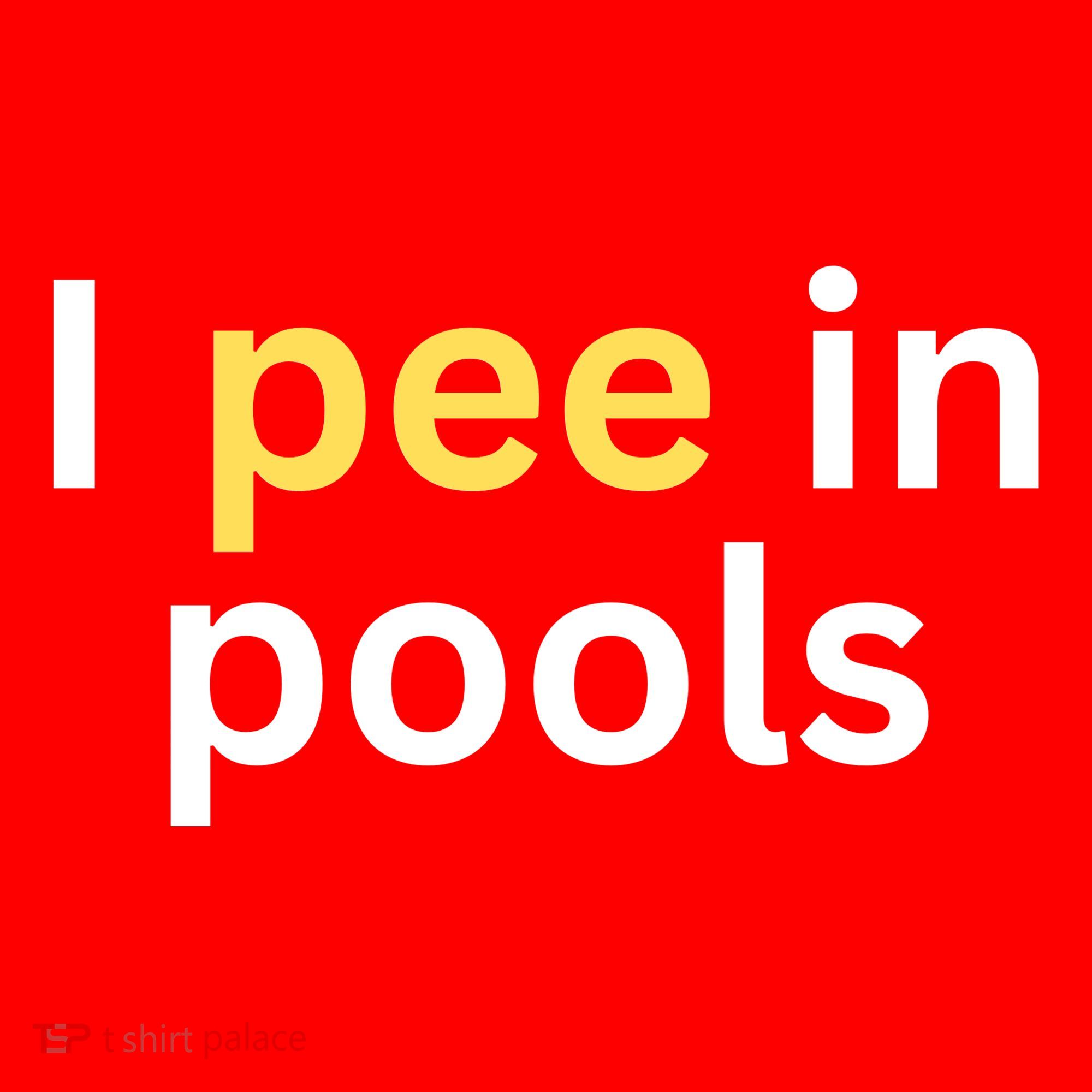 I Pee In Pools Funny Santa Hat