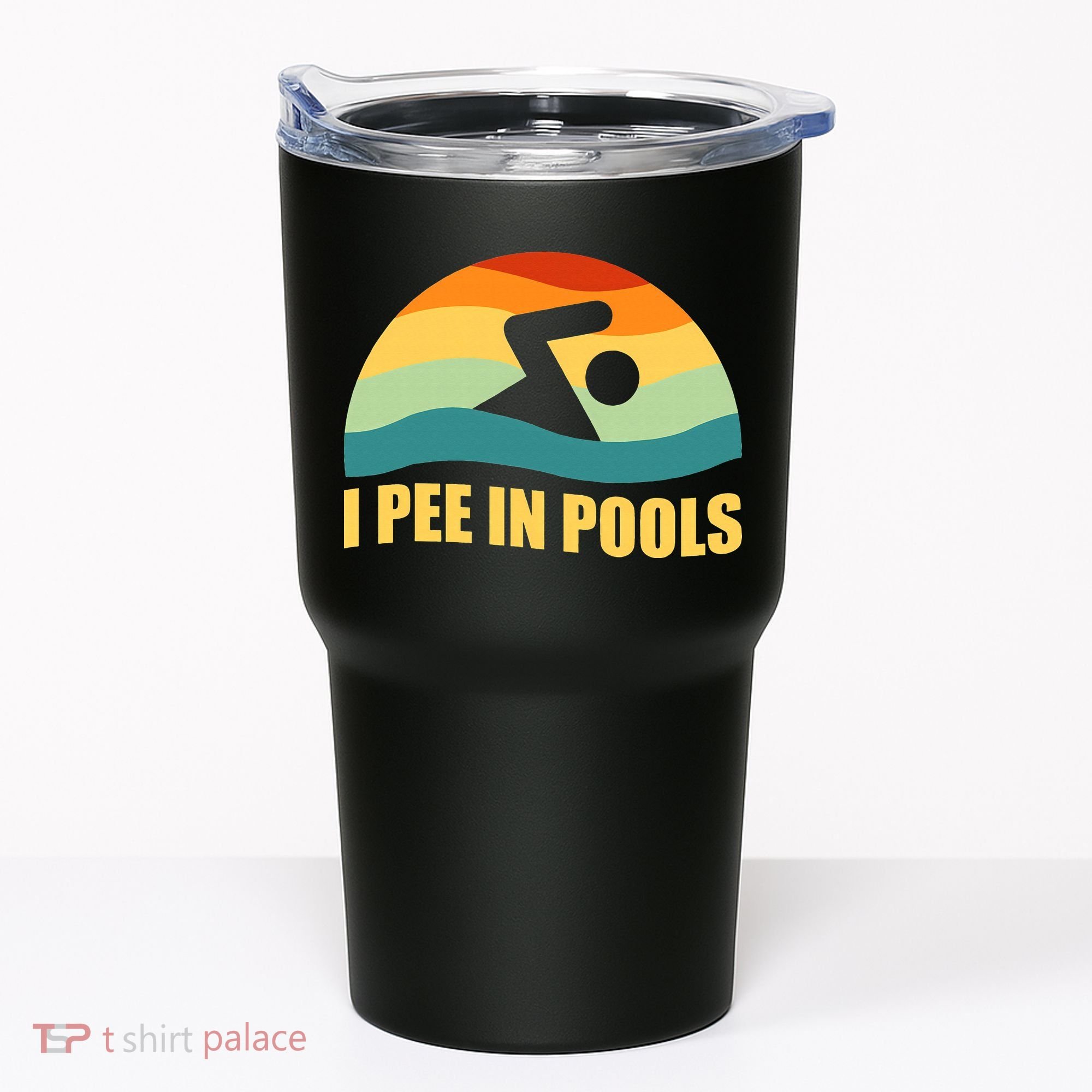 I Pee In Pools Retro Vacation Humor Swimming I Pee In Pools Tumbler